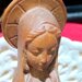 Statueta italiana sculptata in lemn cu Fecioara Maria, anii 1950-1960